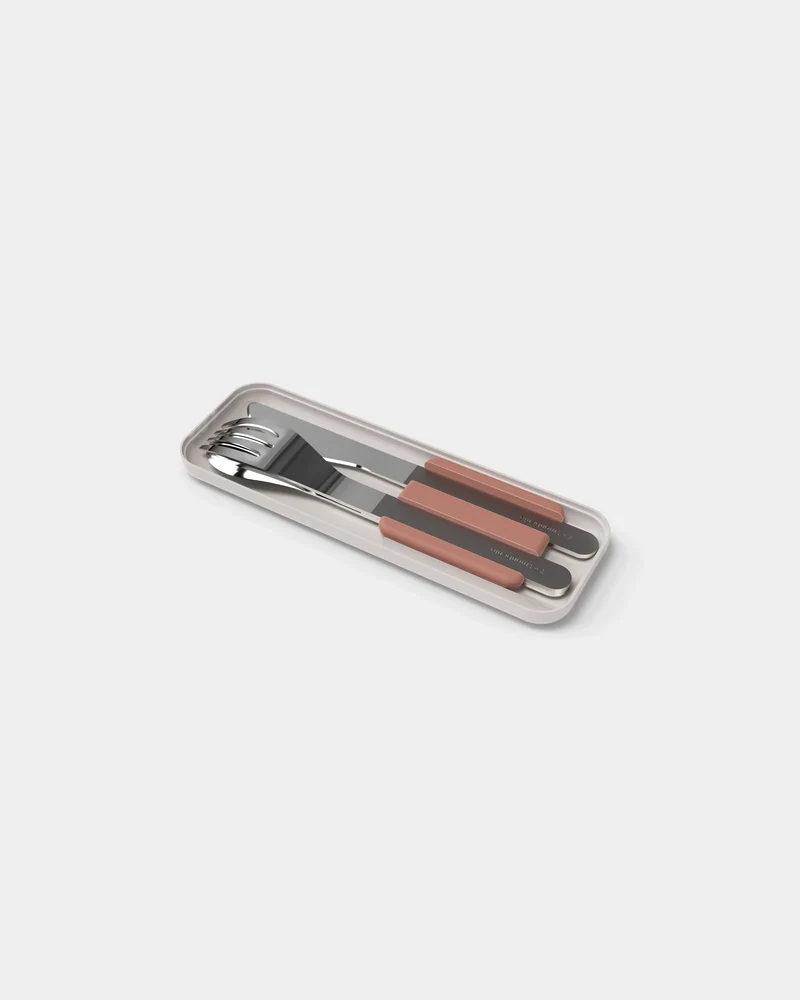 Set de cubiertos acero Monbento Slim Box para personalizar