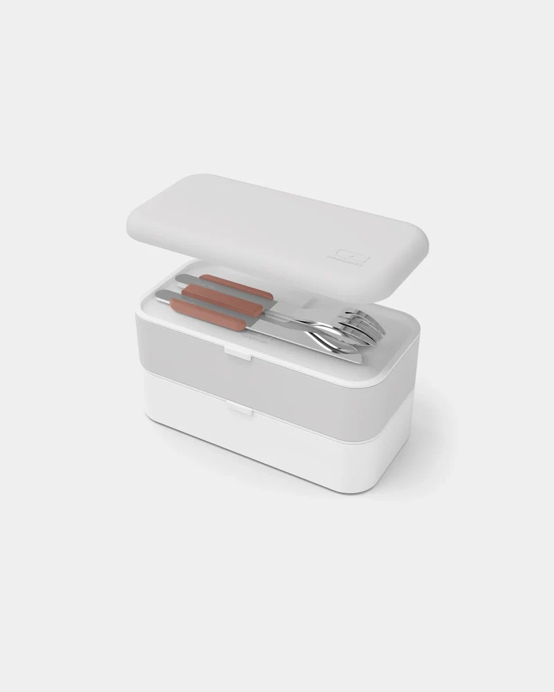 Set de cubiertos acero Monbento Slim Box para personalizar