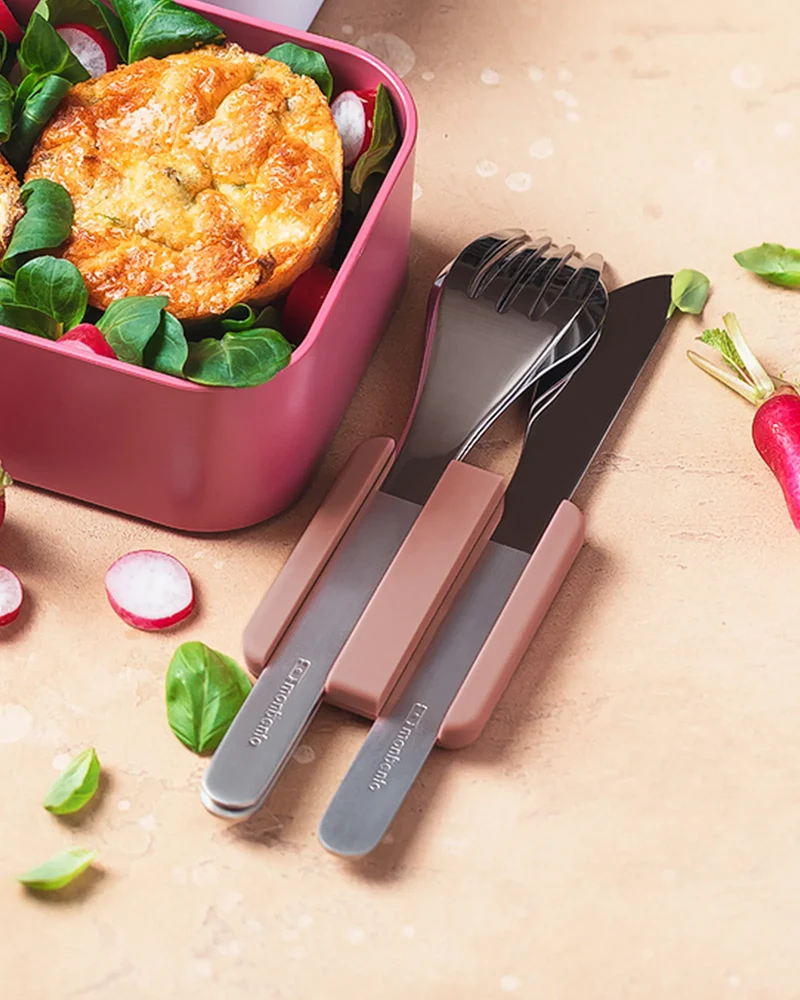 Set de cubiertos acero Monbento Slim Box para personalizar