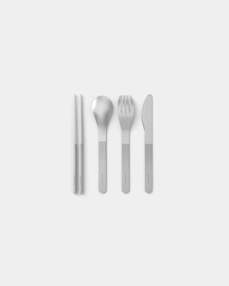 Set de cubiertos acero Monbento Slim Box para personalizar