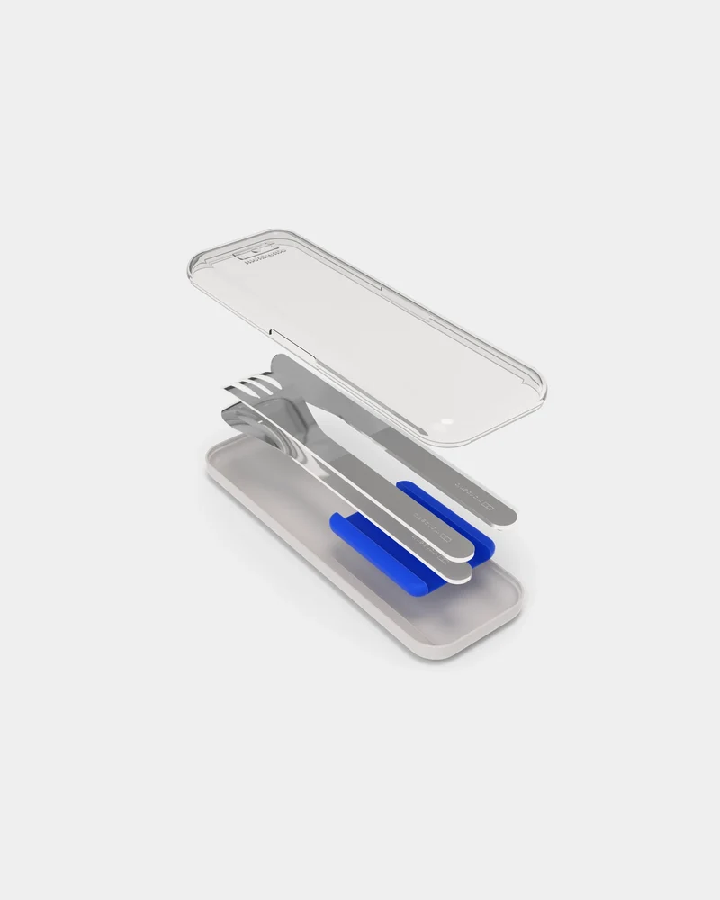 Set de cubiertos acero Monbento Slim Box para personalizar