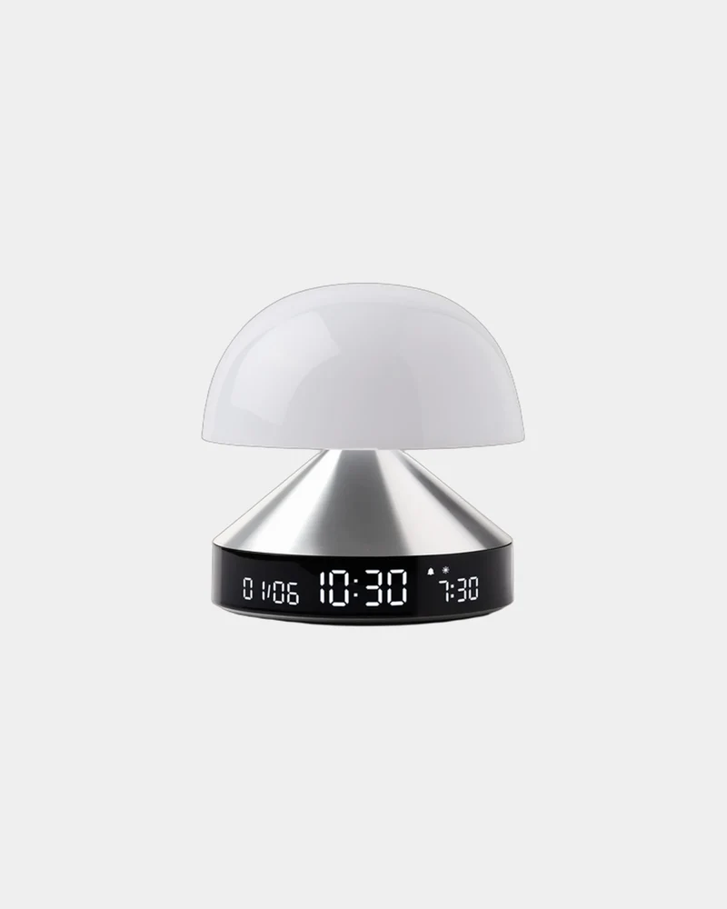 Lámpara despertador Lexon Mina Sunrise para personalizar