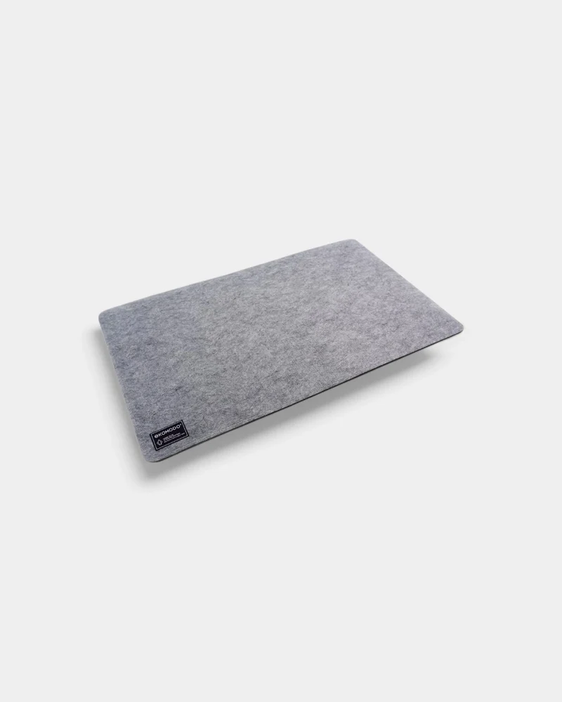 Alfombrilla de escritorio de tejido reciclado personalizable