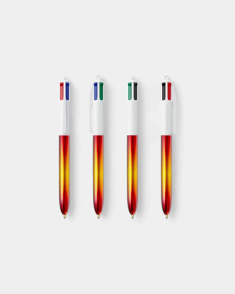 Bic degradado 4 colores personalizable