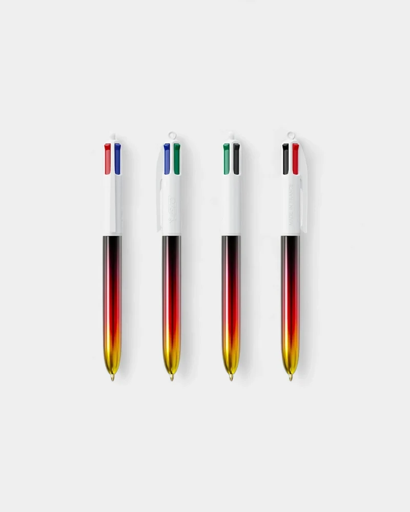 Bic degradado 4 colores personalizable