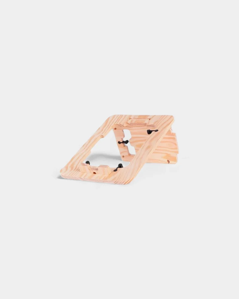Soporte para ordenador original de madera personalizable
