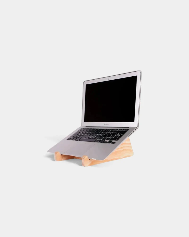Soporte para ordenador portátil de madera personalizable