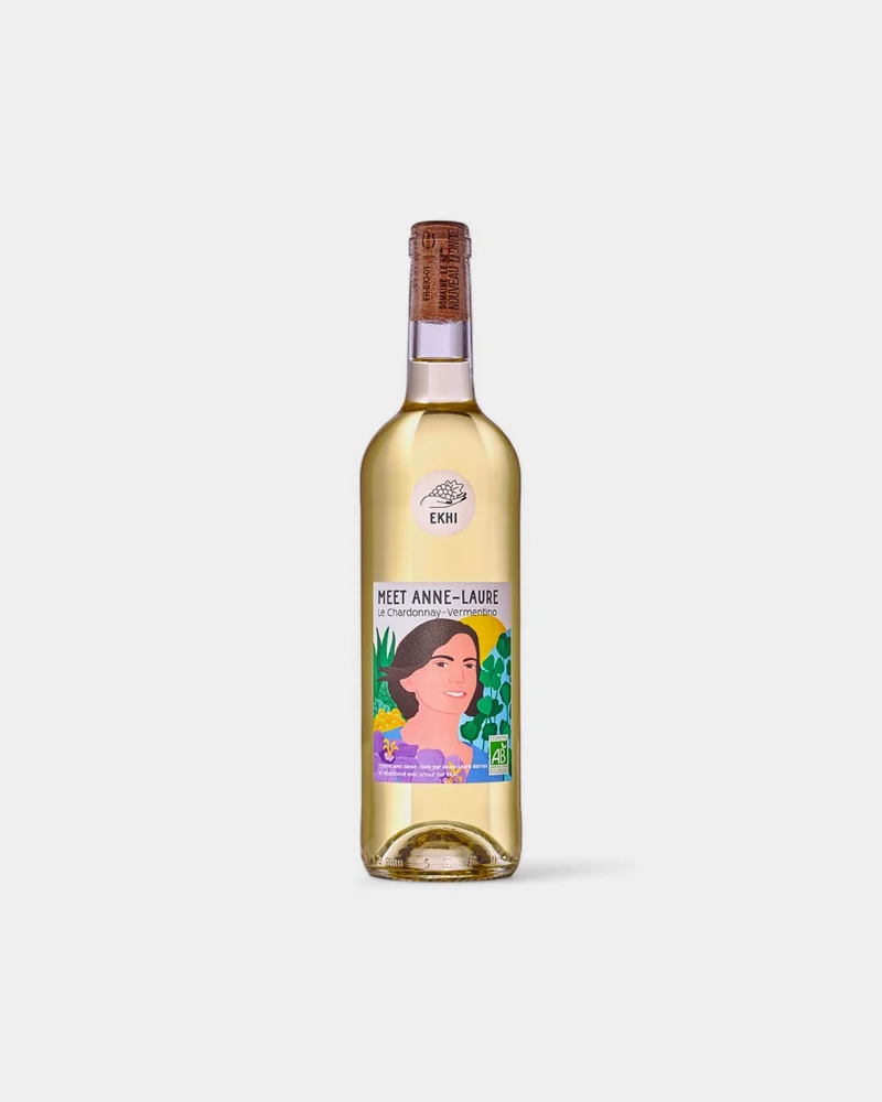 Botella de vino meet Anne-Laure para personalizar