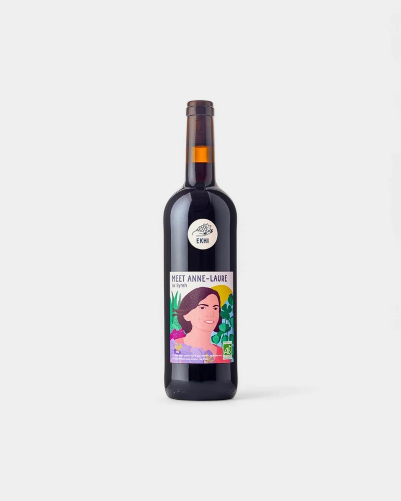 Botella de vino meet Anne-Laure para personalizar