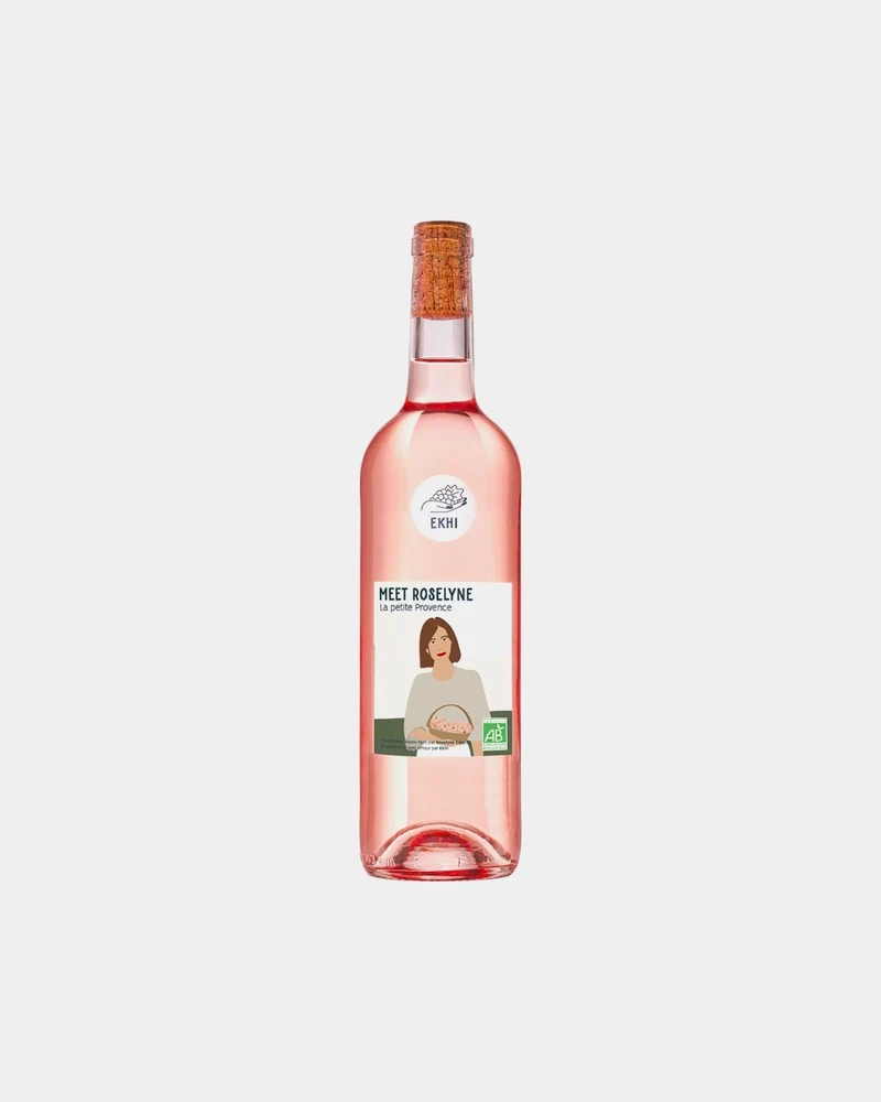 Botella de vino La Petite Provence para personalizar