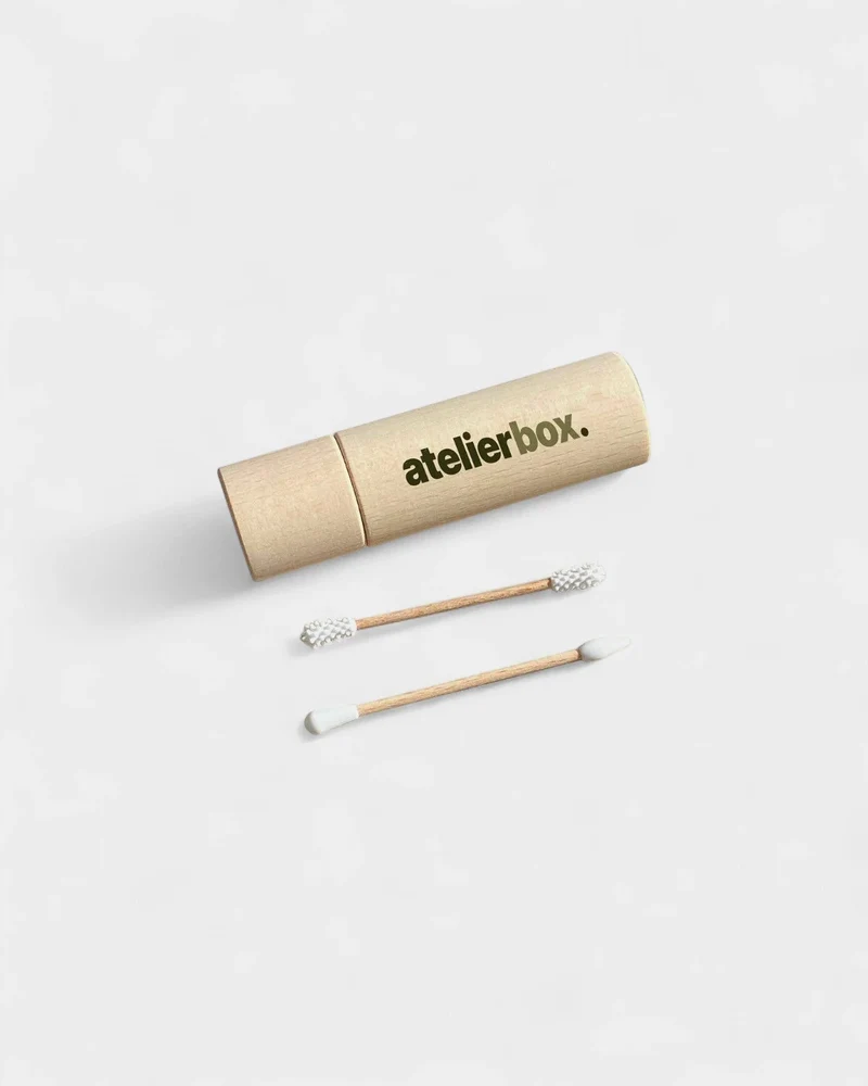 Dúo de bastoncillo y aplicador de belleza reutilizables para personalizar