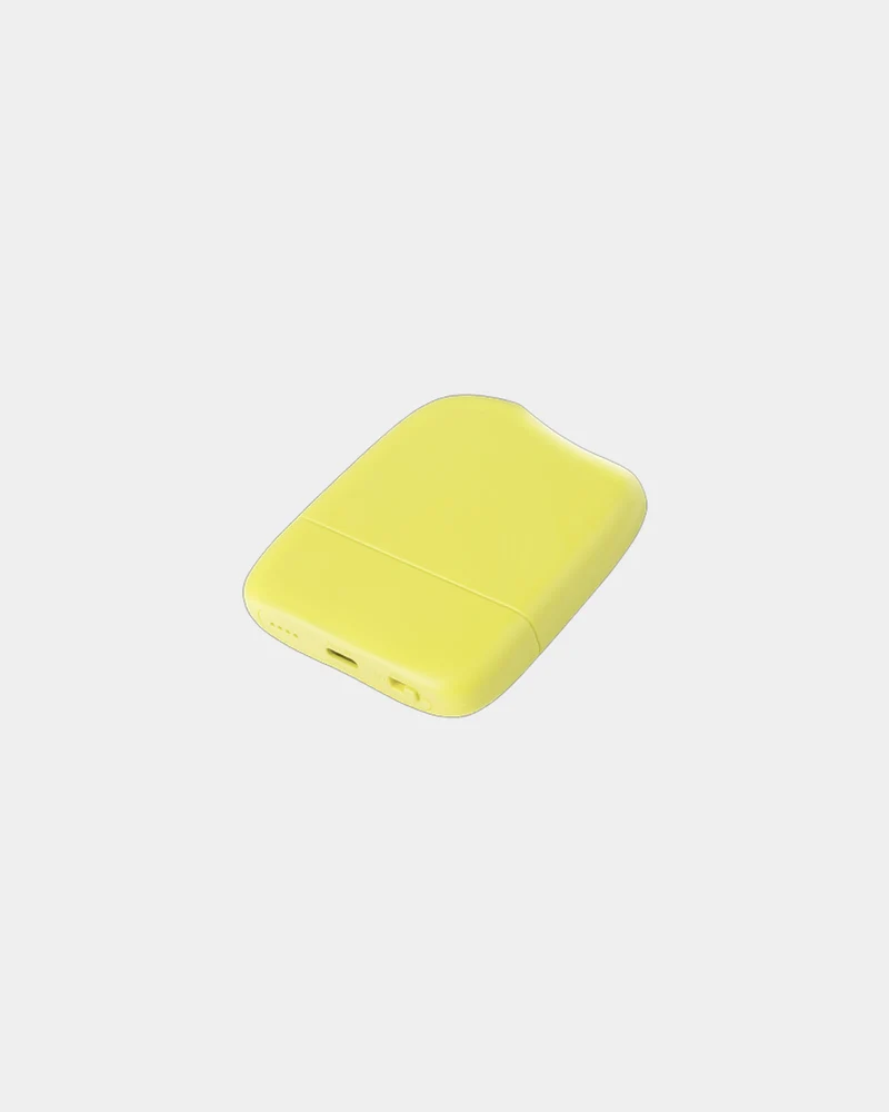 Power bank reciclado 5000 mAh con luz LED para personalizar