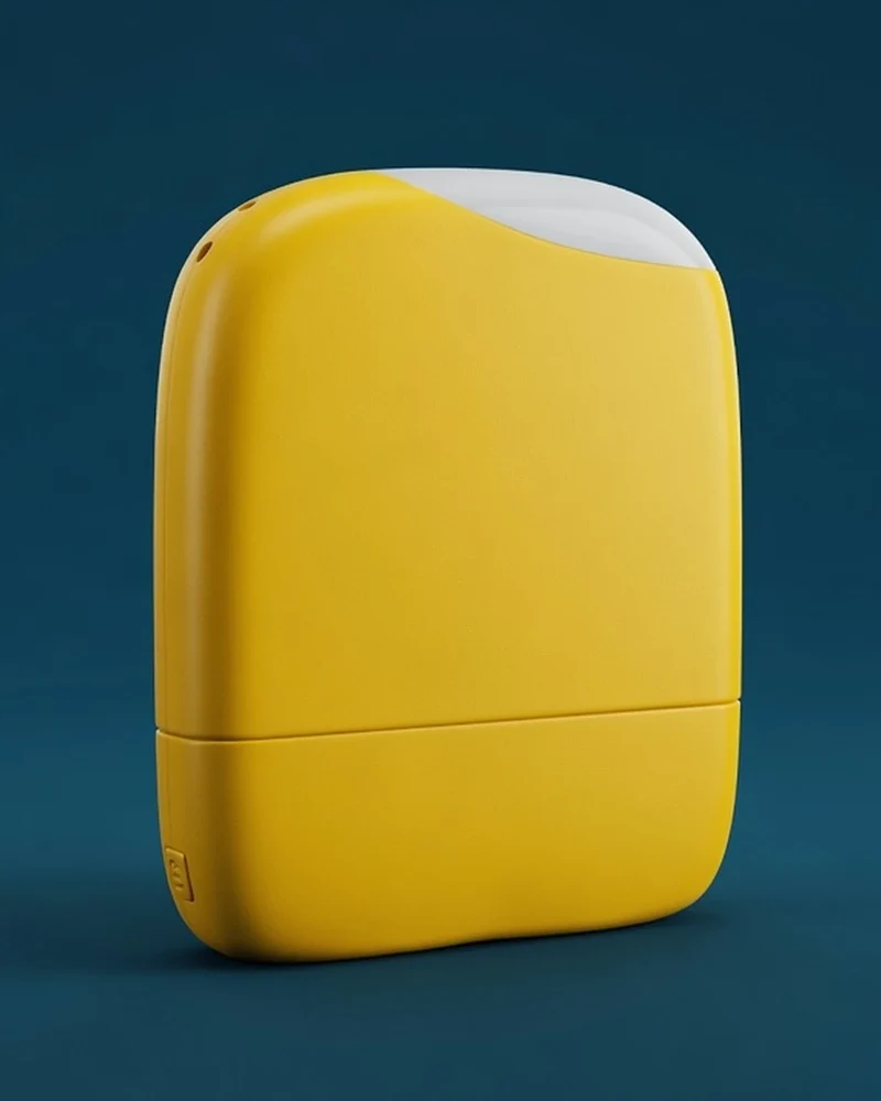 Power bank reciclado 5000 mAh con luz LED para personalizar