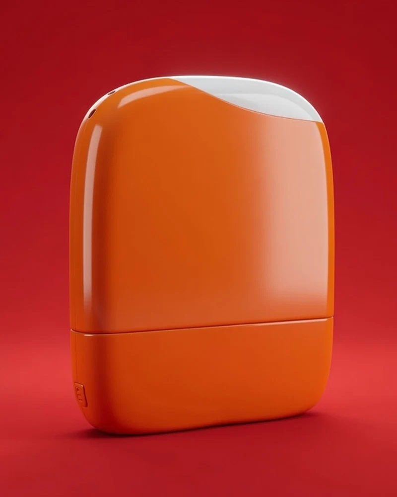 Power bank reciclado 5000 mAh con luz LED para personalizar