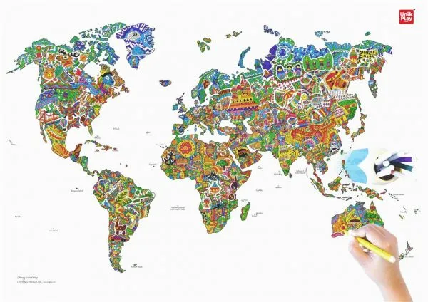 Mapa para colorear
