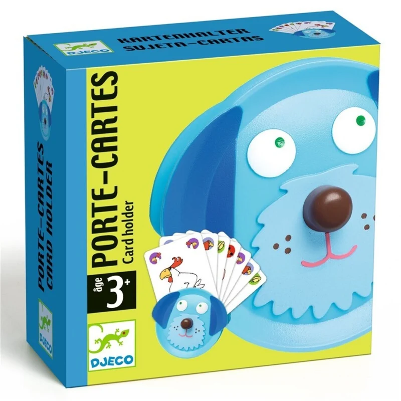 Sujeta-Cartas Perro - Juego de Cartas - Djeco