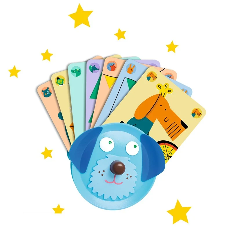 Sujeta-Cartas Perro - Juego de Cartas - Djeco