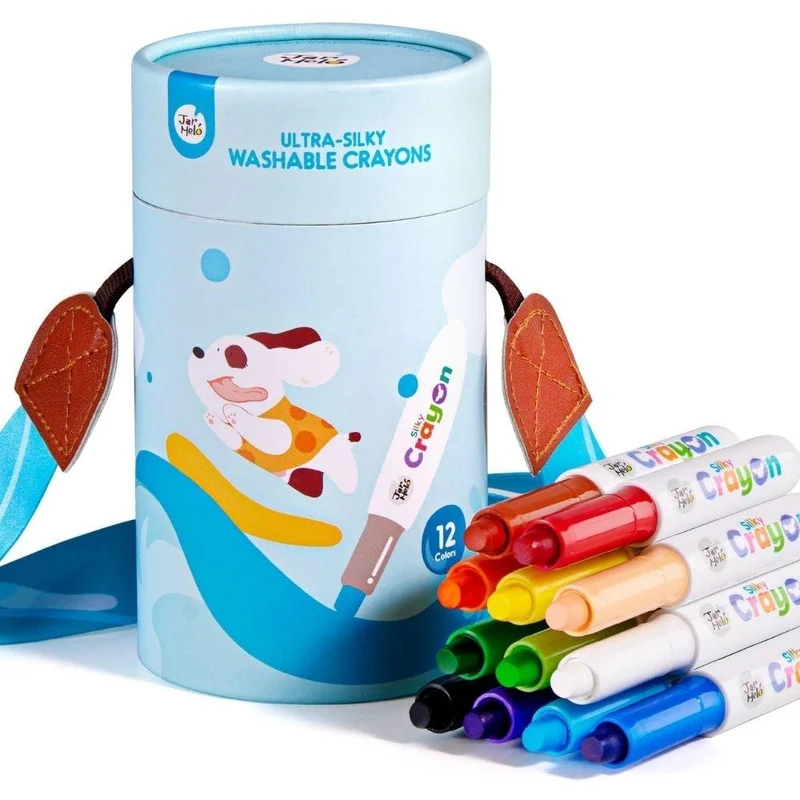 Set Crayón Ultra Suave Lavable 12ud - Jarmelo