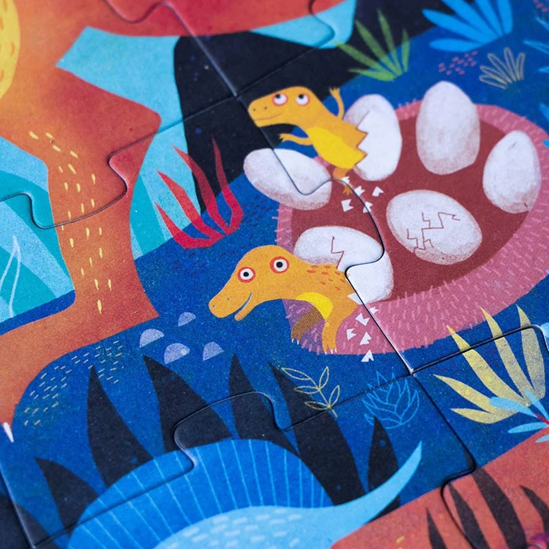 Puzzle de bolsillo: Mi pequeño Dinosaurio - Londji