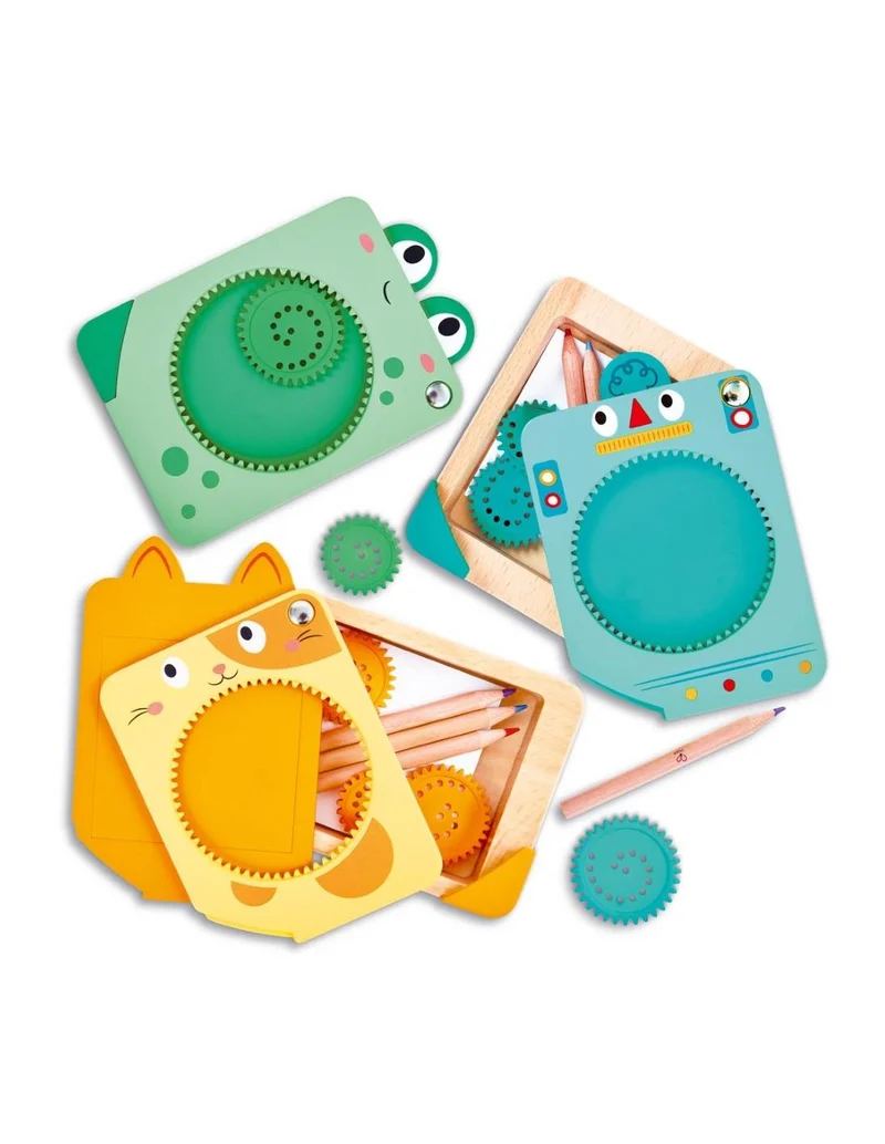 Espirógrafo portátil - Spin 'n' Draw - Hape