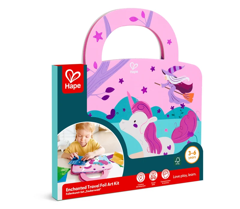 Kit Arte con Láminas - Viaje de Encanto - Hape