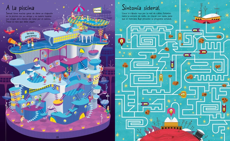 Laberintos divertidos: El espacio