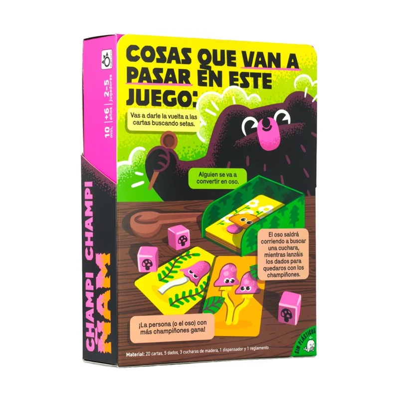 Champi Champi Ñam - Juego de Mesa - Mercurio