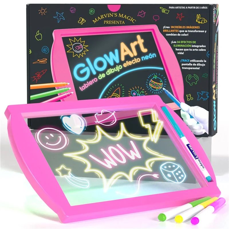 Pizarra Neón Glow Art (Varios modelos) - Marvin Magic