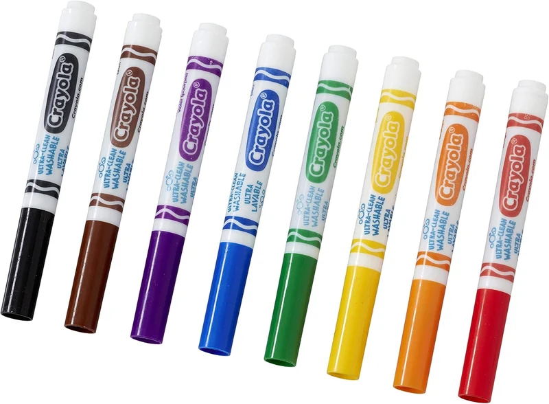 8 rotuladores gruesos lavables - Crayola (Liquidación)