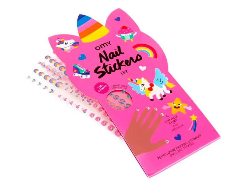 Pegatinas para uñas Unicornios - Omy