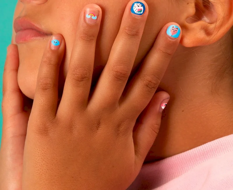 Pegatinas para uñas Unicornios - Omy