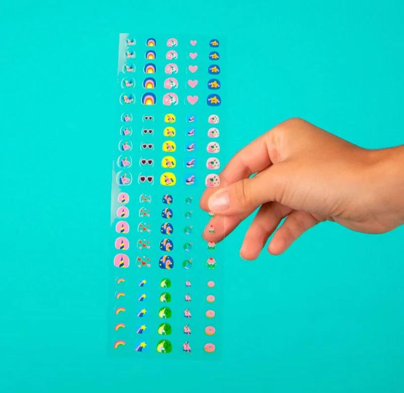 Pegatinas para uñas Unicornios - Omy