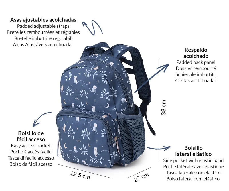 Mochila Infantil City Cars
