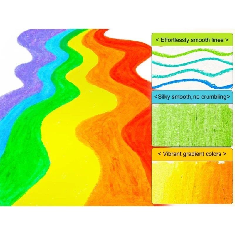 Set Bote de Crayones suaves lavables "Twistable" 12ud - Jarmelo