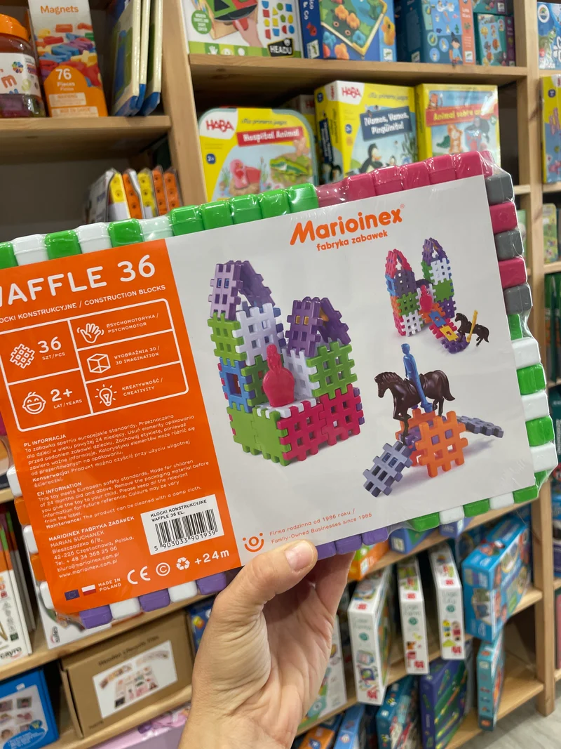 Marioinex - Bloques de construcción Waffle