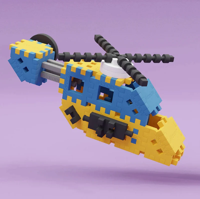 Marioinex - Mini waffle constructor 141 piezas
