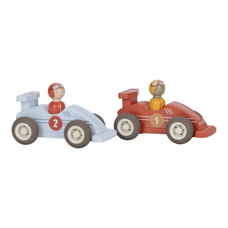 Set 2 coches de carrera Little dutch