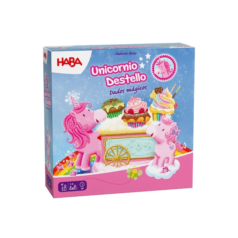 Unicornio Destello: Dados Mágicos - Haba