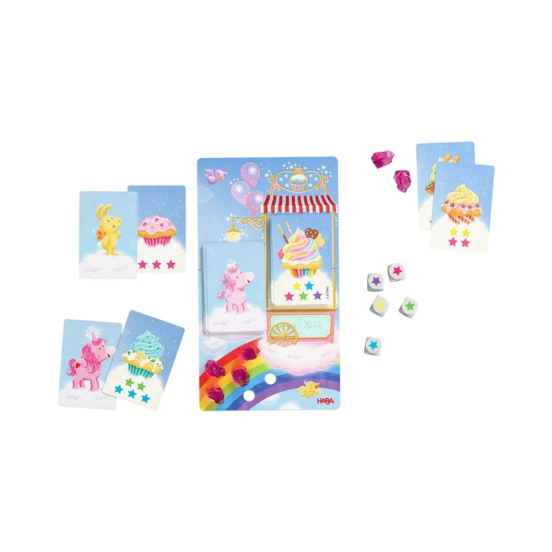 Unicornio Destello: Dados Mágicos - Haba