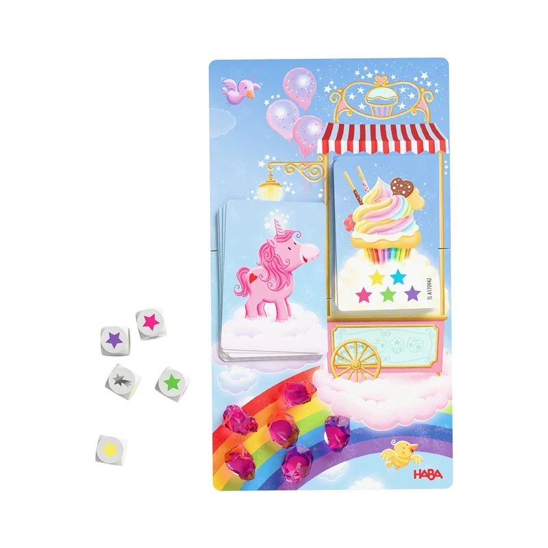 Unicornio Destello: Dados Mágicos - Haba