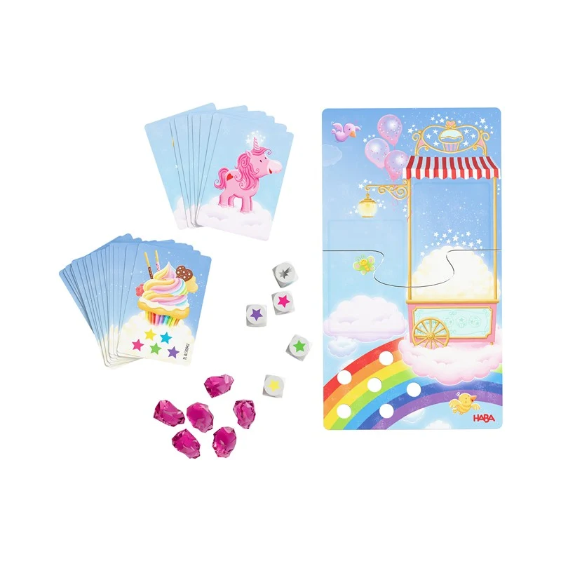Unicornio Destello: Dados Mágicos - Haba