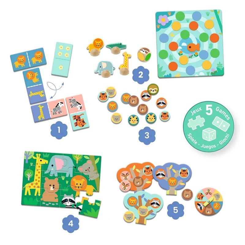 Memo, Domino, Loto, Puzzle, Ludo