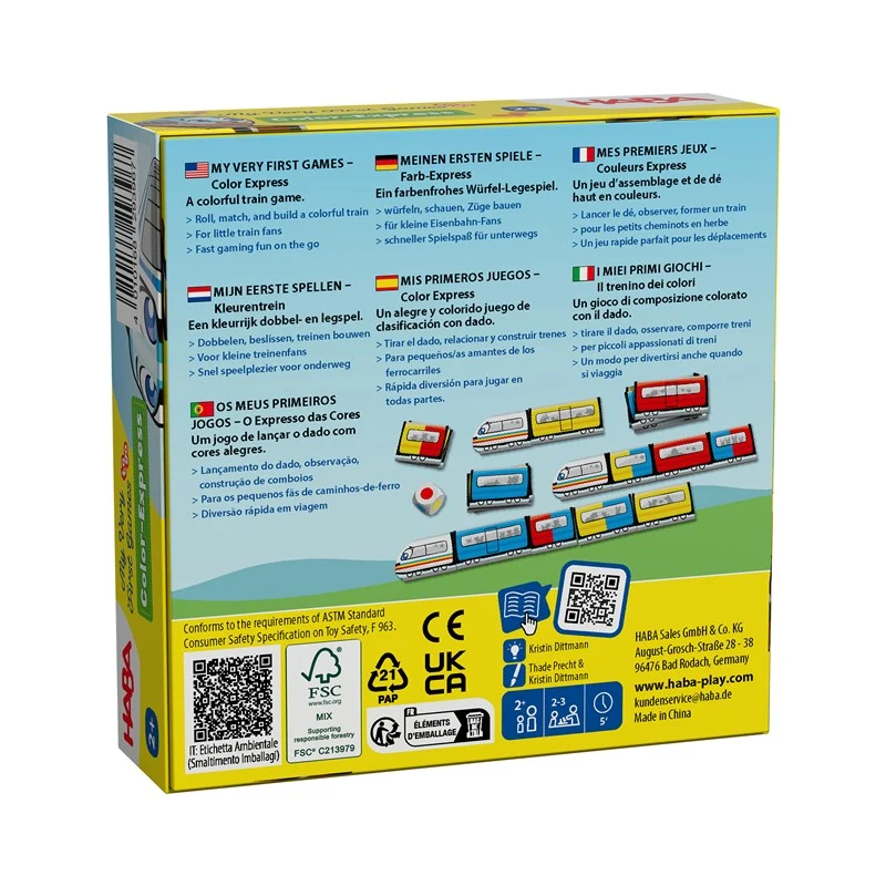 Mis primeros juegos (To go): Color Express - Haba