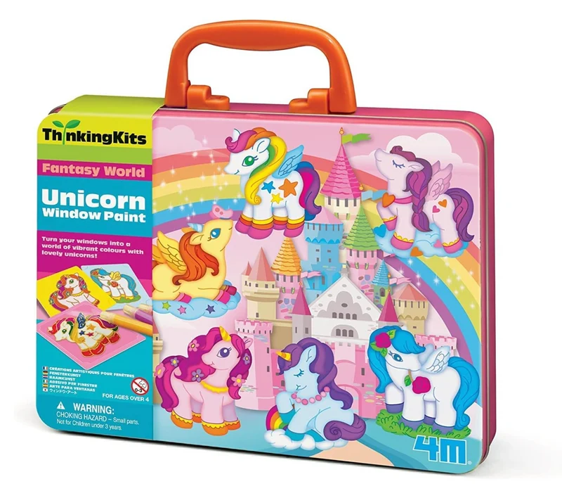 Arte para ventanas Unicornios- 4M