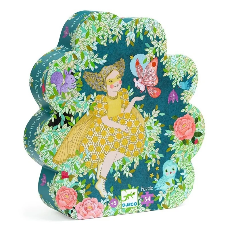 Puzzle Silueta Árbol de Flora (54 piezas) - Djeco