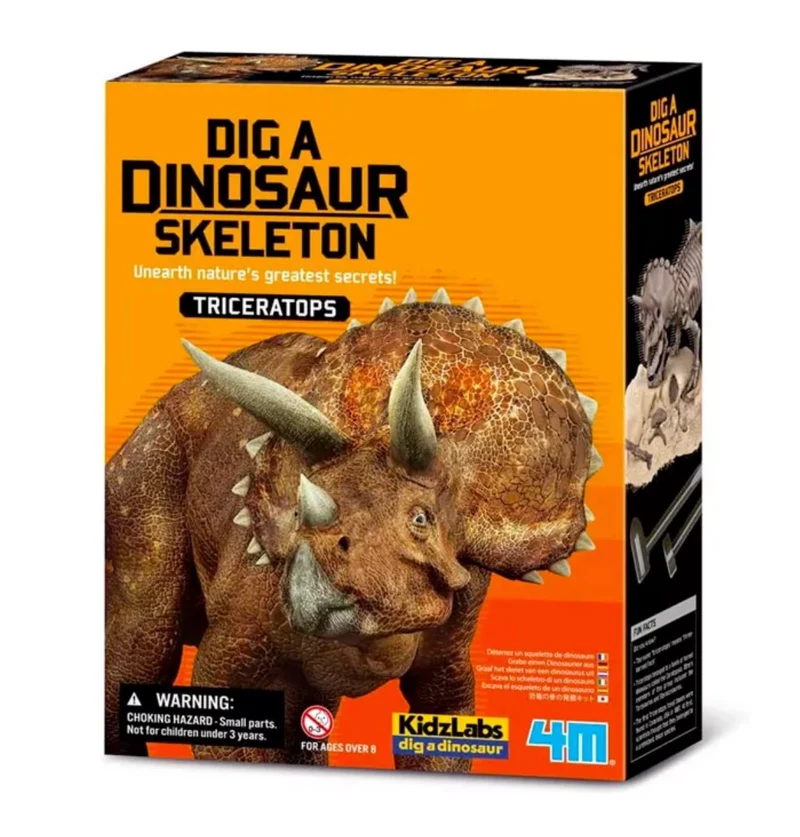 Kit de Paleontología Triceratops - 4M