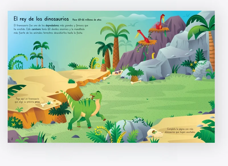 Mi primer libro de pegatinas - Tiranosaurios y otros dinosaurios gigantescos