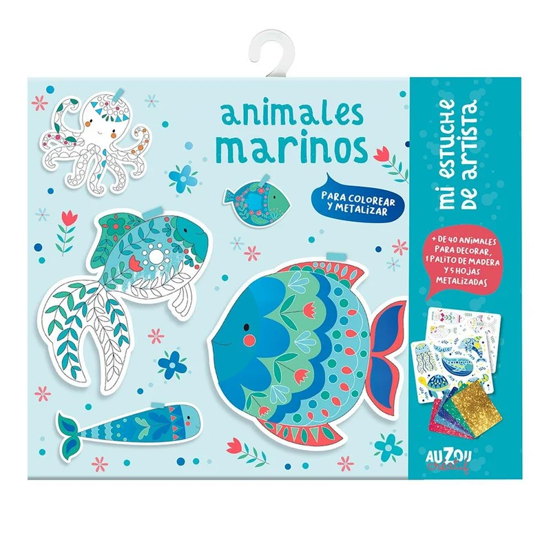 Mi estuche de artista: Animales Marinos