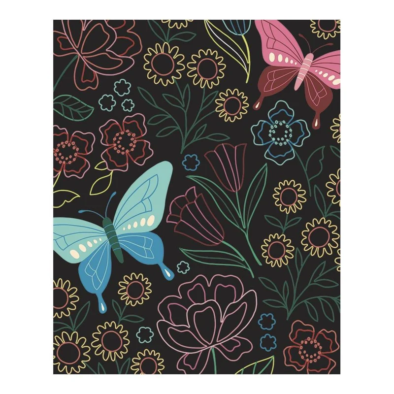 Mi estuche de artista: vestidos rascar y decorar con purpurina
