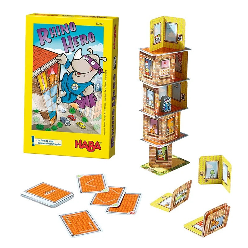 Rhino Hero - Juego para la motricidad fina